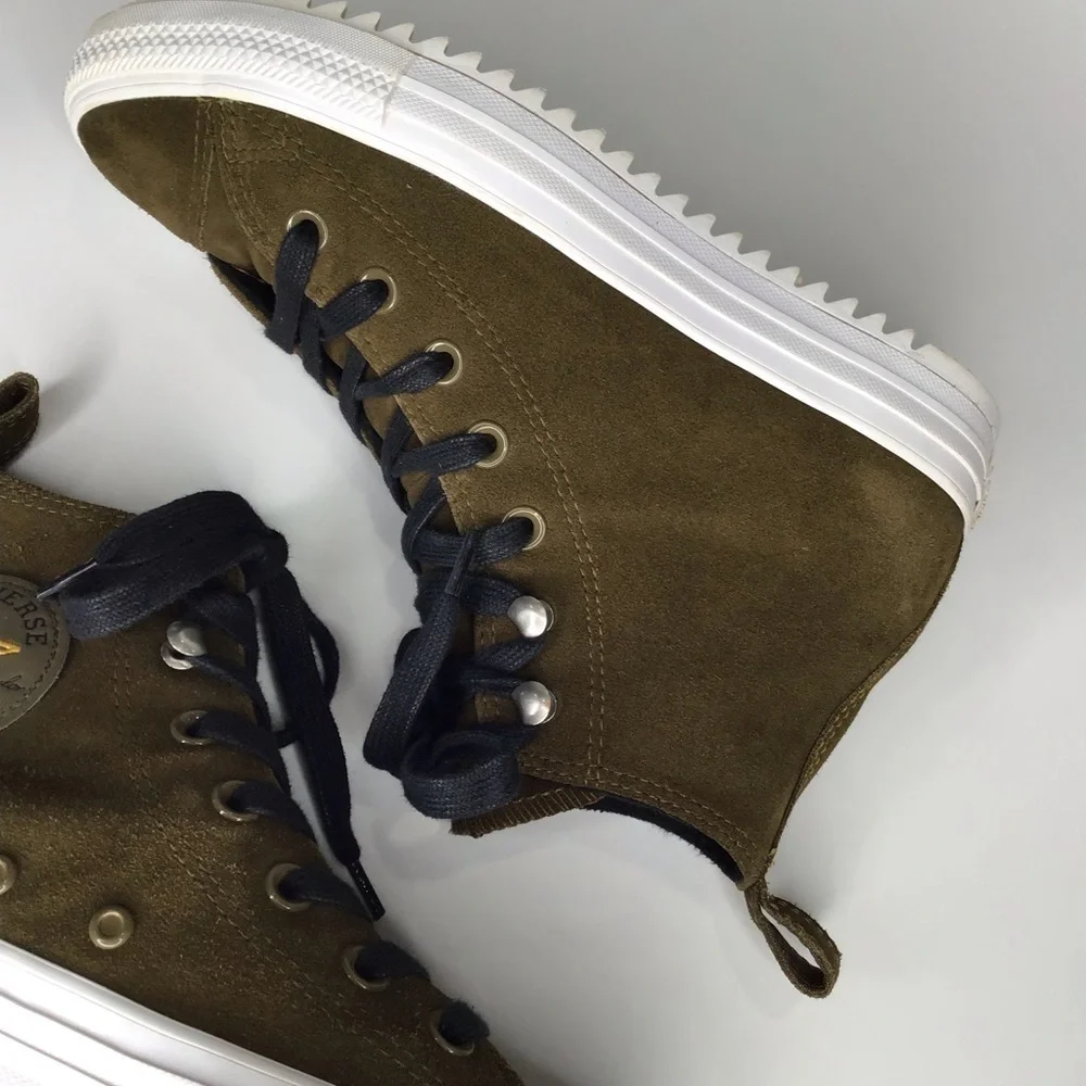 Converse Chuck Taylor All Star Hiker High-Top Sneaker in Olive Green Size 7. - Picture 8 of 12
